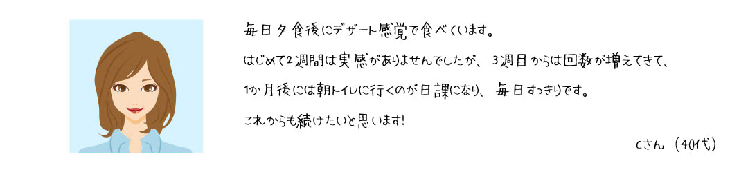 Cさん(40代)の声